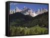 St. Giovanni Church in Val di Funes-Richard Klune-Framed Stretched Canvas