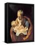 St Giuseppe and Christ Child-Guido Reni-Framed Stretched Canvas