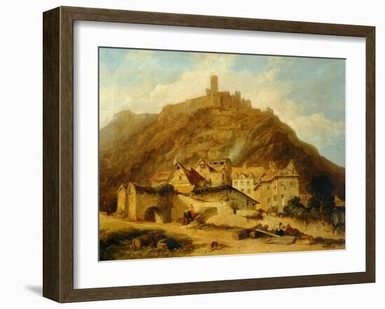 St Goar on the Rhine-Charles Tomkins-Framed Giclee Print