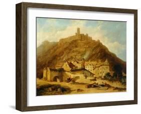 St Goar on the Rhine-Charles Tomkins-Framed Giclee Print