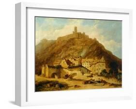St Goar on the Rhine-Charles Tomkins-Framed Giclee Print
