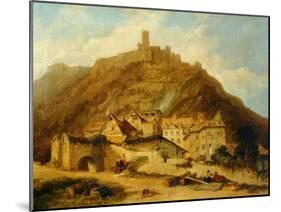 St Goar on the Rhine-Charles Tomkins-Mounted Giclee Print