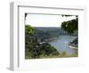 St. Goarshausen, Katz Castle and the River Rhine, Rhine Valley, Rhineland-Palatinate, Germany, Euro-Hans Peter Merten-Framed Photographic Print