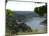 St. Goarshausen, Katz Castle and the River Rhine, Rhine Valley, Rhineland-Palatinate, Germany, Euro-Hans Peter Merten-Mounted Photographic Print