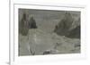 St Gothard and Mont Blanc Sketchbook [Finberg LXXV], the Mer De Glace-J. M. W. Turner-Framed Giclee Print