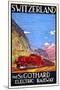 St. Gothard Electric Railway-Daniele Buzzi-Mounted Art Print