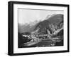 St Gotthard Pass and Bridge, Switzerland, 1893-John L Stoddard-Framed Giclee Print