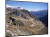 St. Gotthard Pass, with First Autumn Snow on the Mountains, in Ticino, Switzerland-Richard Ashworth-Mounted Photographic Print