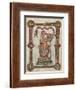 St. Gregory as Author, 1181-1200-German School-Framed Giclee Print