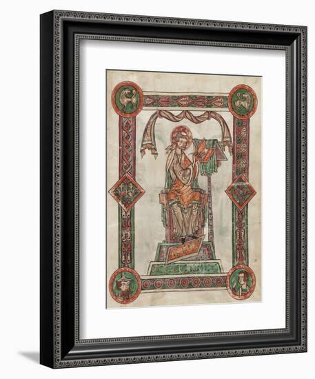 St. Gregory as Author, 1181-1200-German School-Framed Giclee Print