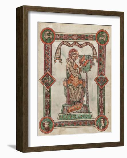 St. Gregory as Author, 1181-1200-German School-Framed Giclee Print