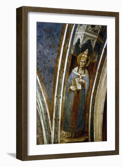 St Gregory, Mid 15th Century-Fra Angelico-Framed Giclee Print