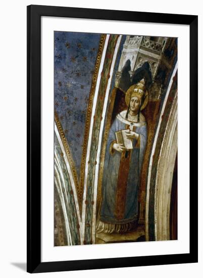 St Gregory, Mid 15th Century-Fra Angelico-Framed Giclee Print