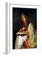 St. Gregory the Great, 1795-99-Francisco de Goya-Framed Giclee Print