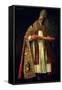 St. Gregory the Great (circa 540-604)-Francisco de Zurbarán-Framed Stretched Canvas