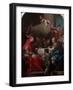 St. Gregory the Great Having Dinner with Christ Pilgrim-Antonio Balestra-Framed Giclee Print