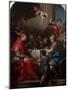 St. Gregory the Great Having Dinner with Christ Pilgrim-Antonio Balestra-Mounted Giclee Print