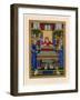 St Gregory the Great Receiving Inspiration from the Holy Spirit, C1490-null-Framed Giclee Print