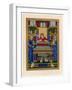 St Gregory the Great Receiving Inspiration from the Holy Spirit, C1490-null-Framed Giclee Print