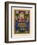 St Gregory the Great Receiving Inspiration from the Holy Spirit, C1490-null-Framed Giclee Print