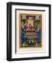 St Gregory the Great Receiving Inspiration from the Holy Spirit, C1490-null-Framed Giclee Print