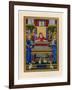 St Gregory the Great Receiving Inspiration from the Holy Spirit, C1490-null-Framed Giclee Print