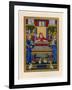 St Gregory the Great Receiving Inspiration from the Holy Spirit, C1490-null-Framed Giclee Print