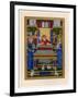 St Gregory the Great Receiving Inspiration from the Holy Spirit, C1490-null-Framed Giclee Print