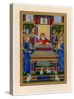 St Gregory the Great Receiving Inspiration from the Holy Spirit, C1490-null-Stretched Canvas