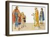 St. Gregory with English Children-George Morrow-Framed Art Print
