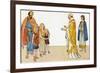 St. Gregory with English Children-George Morrow-Framed Premium Giclee Print