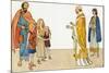 St. Gregory with English Children-George Morrow-Mounted Premium Giclee Print