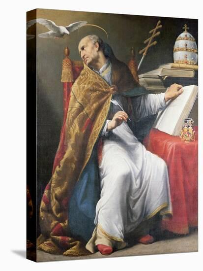 St. Gregory-Andrea Sacchi-Stretched Canvas