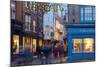 St. Helen's Square at Christmas at Dusk, York, Yorkshire, England, United Kingdom, Europe-Frank Fell-Mounted Photographic Print