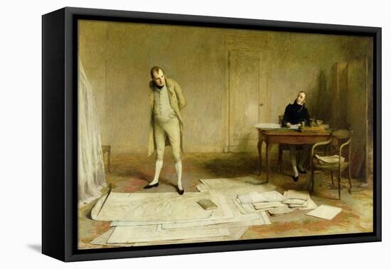 St. Helena 1816: Napoleon Dictating to Count Las Cases the Account of His Campaigns-William Quiller Orchardson-Framed Stretched Canvas