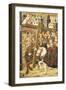 St Helena and Emperor Heraclitus with Holy Cross at Gates of Jerusalem-Miguel Jimenez-Framed Giclee Print