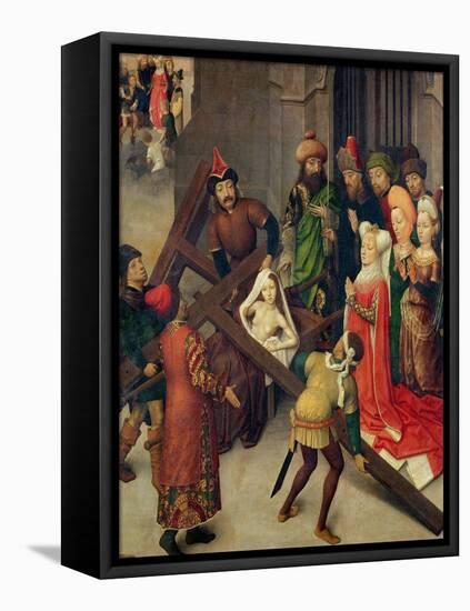 St. Helena and the Miracle of the True Cross-Simon Marmion-Framed Stretched Canvas