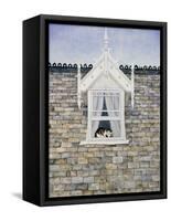 St.Helier Dormer Cat-Ditz-Framed Stretched Canvas