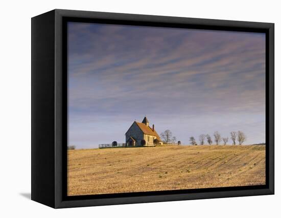St. Hubert's Church, Idsworth, Hampshire, England, UK-Jean Brooks-Framed Stretched Canvas