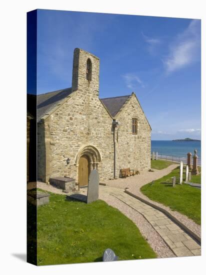 St. Hywyn's Church and Graveyard, Aberdaron, Llyn Peninsula, Gwynedd, North Wales, Wales, UK-Neale Clarke-Stretched Canvas