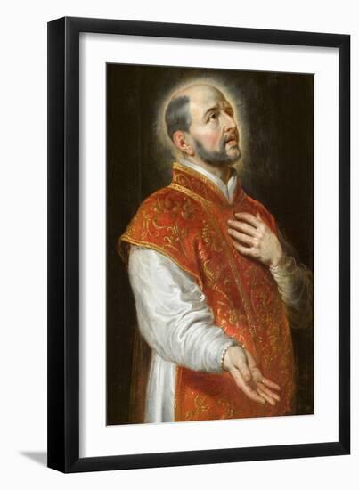 St. Ignatius, C.1600-Peter Paul Rubens-Framed Premium Giclee Print