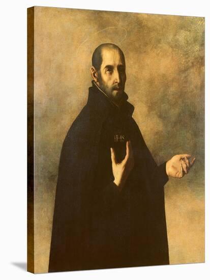 St.Ignatius Loyola-Francisco de Zurbarán-Stretched Canvas