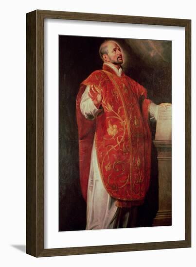 St. Ignatius of Loyola (1491-1556) Founder of the Jesuits-Peter Paul Rubens-Framed Giclee Print