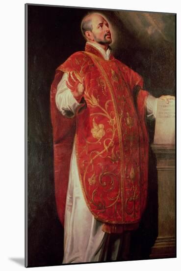 St. Ignatius of Loyola (1491-1556) Founder of the Jesuits-Peter Paul Rubens-Mounted Giclee Print