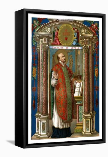 St Ignatius of Loyola, 1886-null-Framed Stretched Canvas