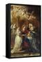 St. Ildefonso Altarpiece, Central Panel Depicting Virgin Mary Presenting a Liturgical Robe-Peter Paul Rubens-Framed Stretched Canvas