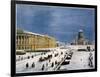 St Isaac's Cathedral and Senate Square, St Petersburg, Russia, 1840S-Louis-Pierre-Alphonse Bichebois-Framed Giclee Print