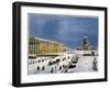 St Isaac's Cathedral and Senate Square, St Petersburg, Russia, 1840S-Louis-Pierre-Alphonse Bichebois-Framed Giclee Print