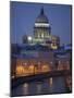 St. Isaac's Cathedral Rises Above the Moyka River in Downtown St. Petersburg, Russia, May 2006.-null-Mounted Photographic Print