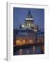 St. Isaac's Cathedral Rises Above the Moyka River in Downtown St. Petersburg, Russia, May 2006.-null-Framed Photographic Print